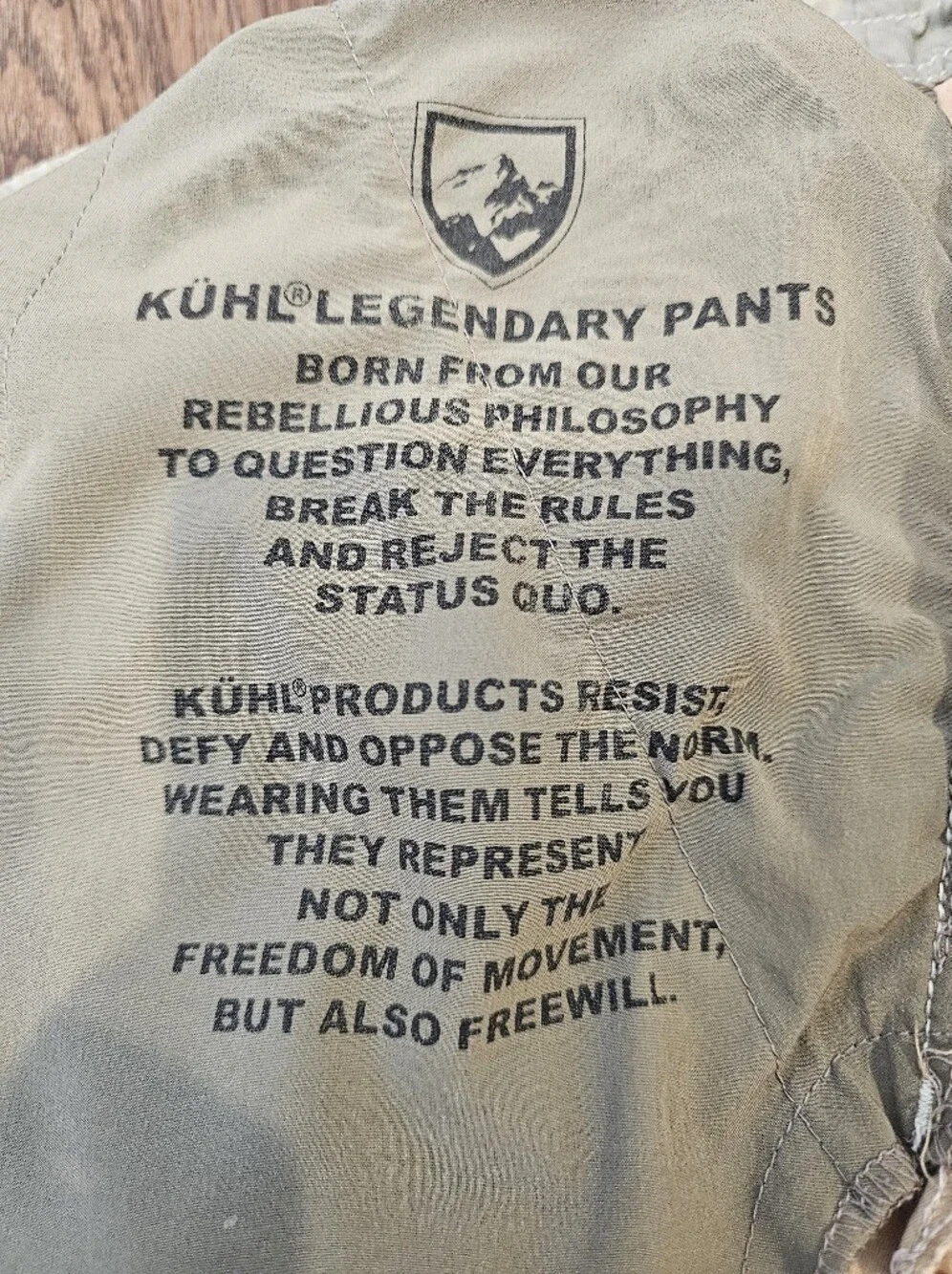 Kuhl Slax Mens Khaki Pants Size 33 X 32